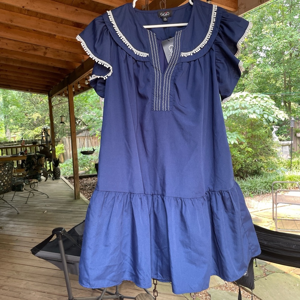 GGO Blue Midi Dress